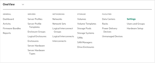 Receiving event notifications through HPE OneView GUI | HPE Synergy ...
