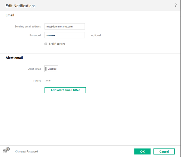 Receiving event notifications through HPE OneView GUI | HPE Synergy ...